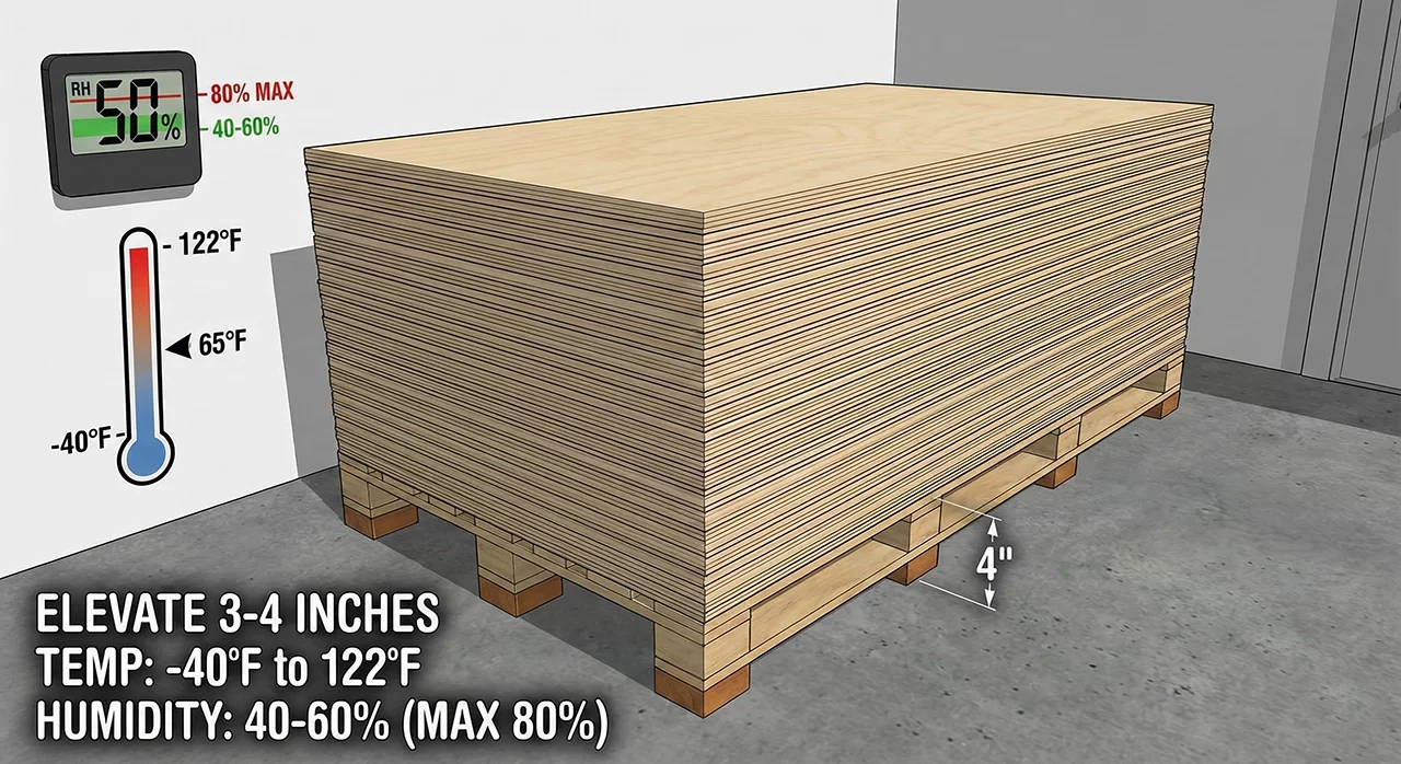 Control Moisture and Elevate | Handling & Storage Tips | Baltic Birch Guide