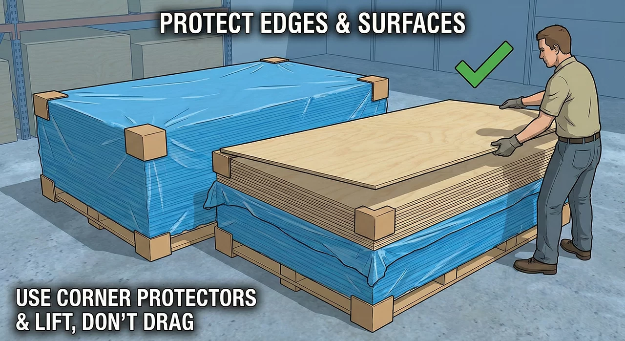 Protect Edges and Surfaces | Handling & Storage Tips | Baltic Birch Guide