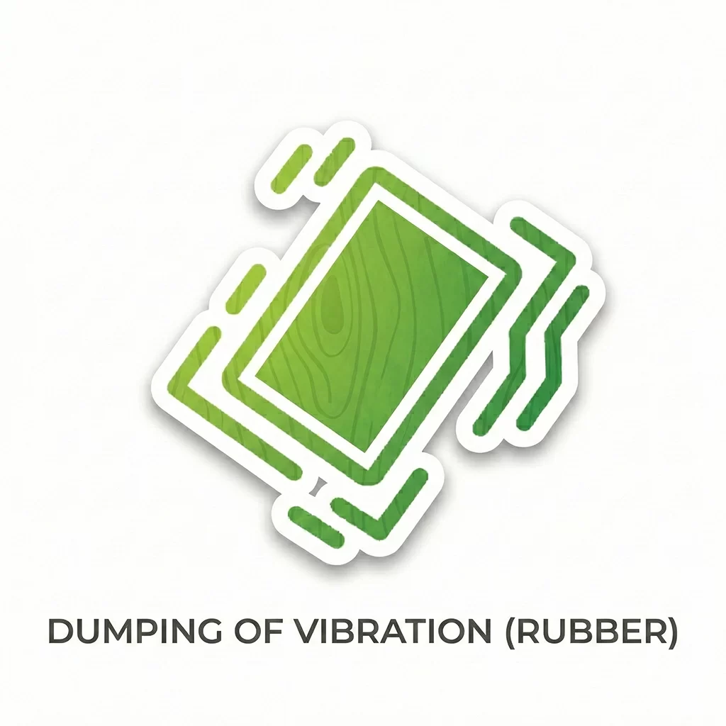 Dumping of Vibration (Rubber) | Key Benefits | Baltic Birch by Application | PlyHolz