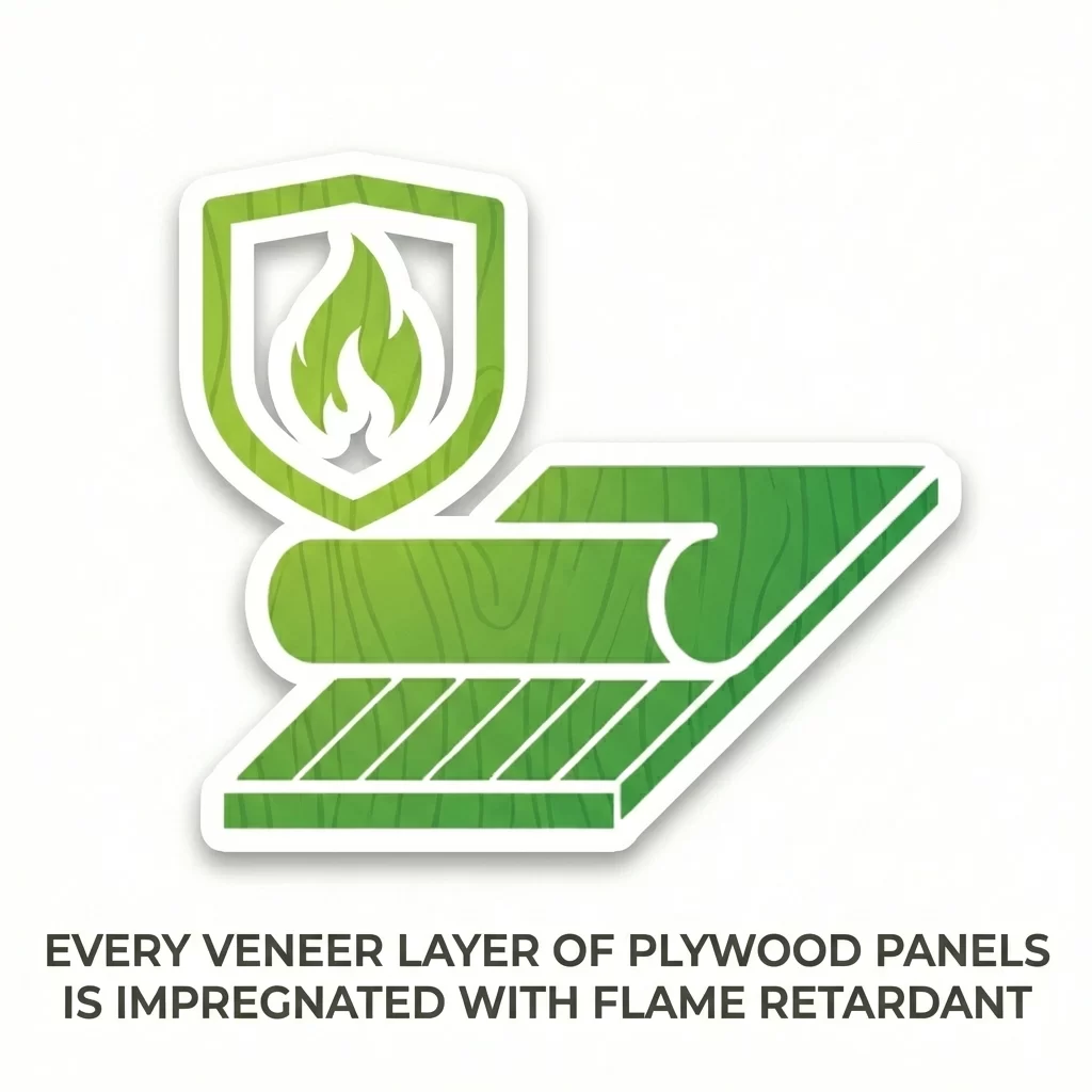 Every Veneer Layer of Plywood Panels Is Impregnated with Flame Retardant | Key Benefits | Baltic Birch by Application | PlyHolz